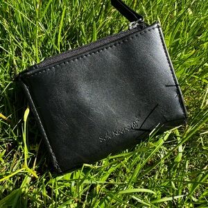 Safe Keeper Black Faux Leather Wallet